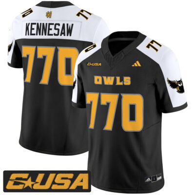 Kennesaw State Owls 2025 Vapor Limited Jersey - Black Alternate Kennesaw 770