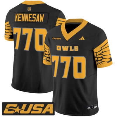 Kennesaw State Owls 2025 Vapor Limited Jersey - Black Kennesaw 770