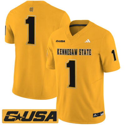 Kennesaw State Owls 2025 Vapor Limited Jersey - Gold #1 Team