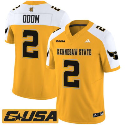 Kennesaw State Owls 2025 Vapor Limited Jersey - Gold Alternate Amari Odom