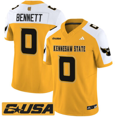 Kennesaw State Owls 2025 Vapor Limited Jersey - Gold Alternate Coleman Bennett