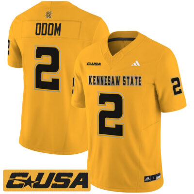 Kennesaw State Owls 2025 Vapor Limited Jersey - Gold Amari Odom