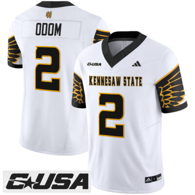 Kennesaw State Owls 2025 Vapor Limited Jersey - White Amari Odom