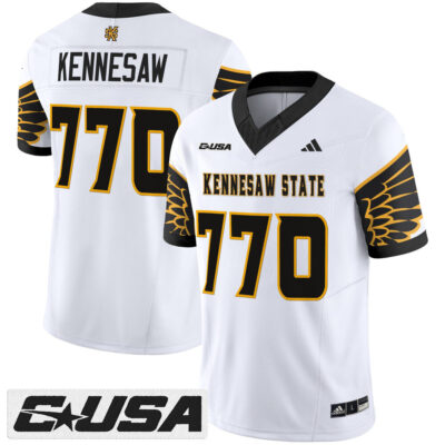 Kennesaw State Owls 2025 Vapor Limited Jersey - White Kennesaw 770