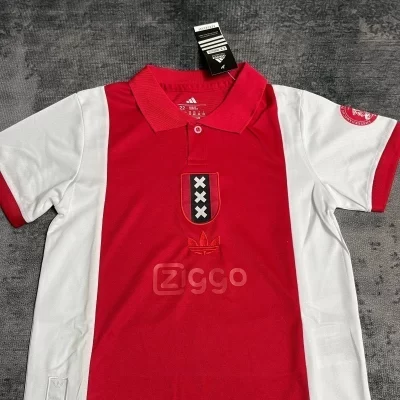 Kids' Kit Soccer Jersey Suit Ajax 120 Anos 25/26 - Red and White - Image 3
