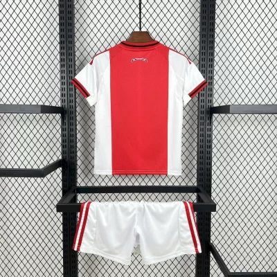 Alternative view of Kids' Kit Soccer Jersey Suit Ajax I 25/26 - White and Red