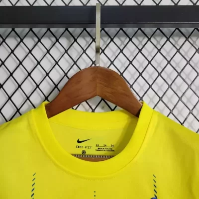 Kids' Kit Soccer Jersey Suit Al-Nassr I 23/24 - Yellow - Image 3