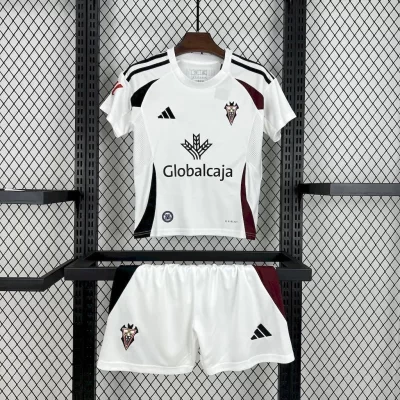 Kids' Kit Soccer Jersey Suit Albacete I 24/25 - White