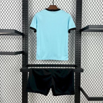 Alternative view of Kids' Kit Soccer Jersey Suit Alemanha Edicao 125 Anos 2025/26 - Blue and Black