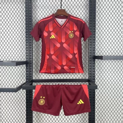 Kids' Kit Soccer Jersey Suit Alemanha Feminino II 2025/26 - Red