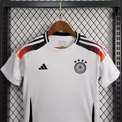 Alternative view of Kids' Kit Soccer Jersey Suit Alemanha I 2024/25 - White