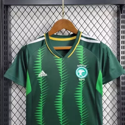 Alternative view of Kids' Kit Soccer Jersey Suit Arabia Saudita I 2023/24 - Green