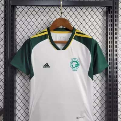 Alternative view of Kids' Kit Soccer Jersey Suit Arabia Saudita II 2023/24 - White