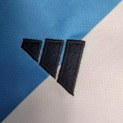 Kids' Kit Soccer Jersey Suit Argentina I 2022/23 - White and Blue - Image 4