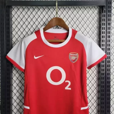 Alternative view of Kids' Kit Soccer Jersey Suit Arsenal I 03/04 - Red and White