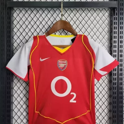 Alternative view of Kids' Kit Soccer Jersey Suit Arsenal I 04/05 - Red and White