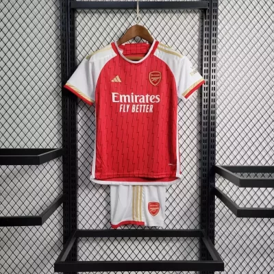 Kids' Kit Soccer Jersey Suit Arsenal I 23/24 - Red and White