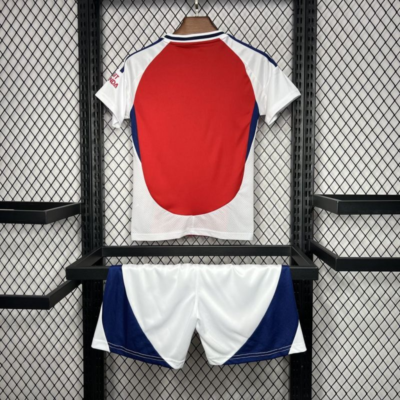Alternative view of Kids' Kit Soccer Jersey Suit Arsenal I 24/25 - Red and White