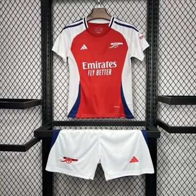 Kids' Kit Soccer Jersey Suit Arsenal I 24/25 - Red and White