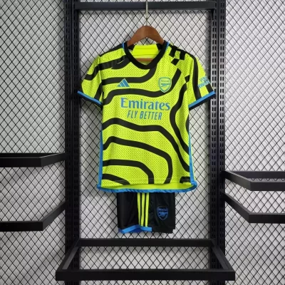 Kids' Kit Soccer Jersey Suit Arsenal II 23/24 - Green and Black