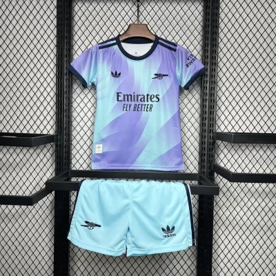Kids' Kit Soccer Jersey Suit Arsenal III 24/25 - Blue