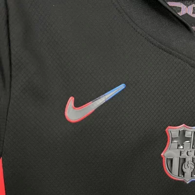 Kids' Kit Soccer Jersey Suit Barcelona II 24/25 - Black - Image 4