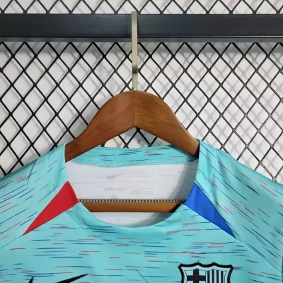 Kids' Kit Soccer Jersey Suit Barcelona III 23/24 - Aqua Green - Image 3