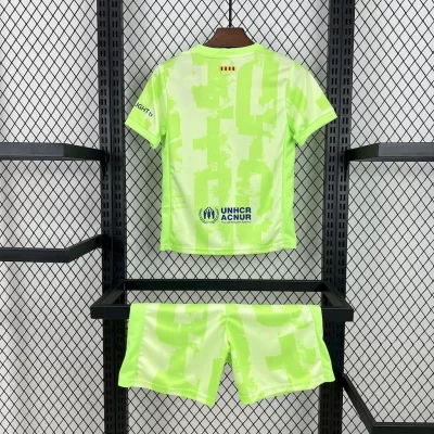 Alternative view of Kids' Kit Soccer Jersey Suit Barcelona III 24/25 - Green