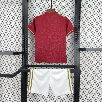 Alternative view of Kids' Kit Soccer Jersey Suit Bayern de Munique 125 Anos 24/25 - Red and White