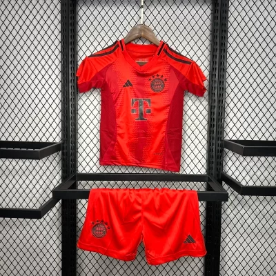 Kids' Kit Soccer Jersey Suit Bayern de Munique I 24/25 - Red