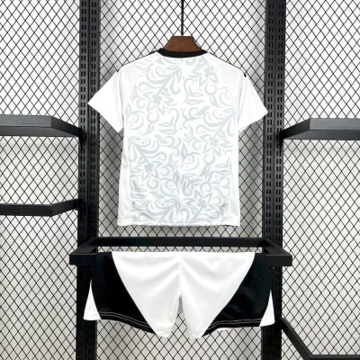 Alternative view of Kids' Kit Soccer Jersey Suit Benfica IV 24/25 - White and Black