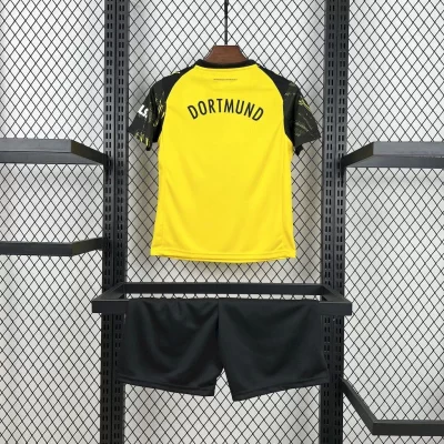 Alternative view of Kids' Kit Soccer Jersey Suit Borussia Dortmund I 25/26 - Yellow and Black