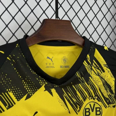 Kids' Kit Soccer Jersey Suit Borussia Dortmund I 25/26 - Yellow and Black - Image 4