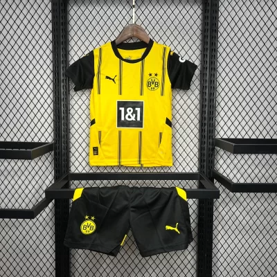 Kids' Kit Soccer Jersey Suit Borussia Dortmund II 24/25 - Yellow and Black