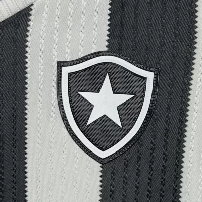 Kids' Kit Soccer Jersey Suit Botafogo I 24/25 - Black and White - Image 4
