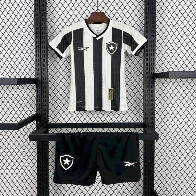 Kids' Kit Soccer Jersey Suit Botafogo I 24/25 - Black and White
