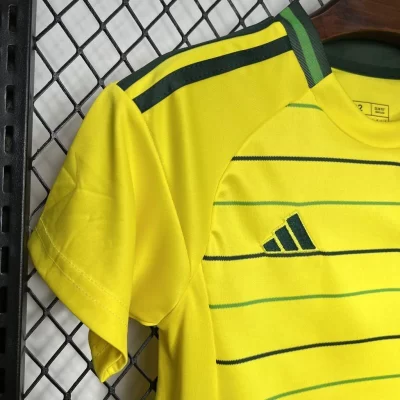 Kids' Kit Soccer Jersey Suit Celtic II 24/25 - Yellow and Green - Image 4
