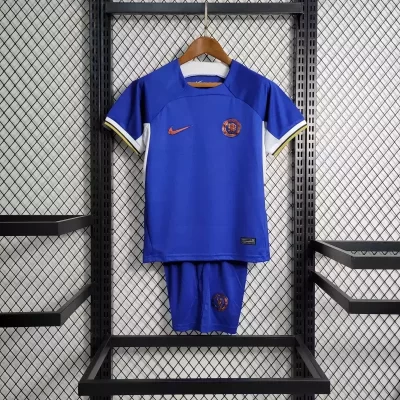 Kids' Kit Soccer Jersey Suit Chelsea I 23/24 - Blue