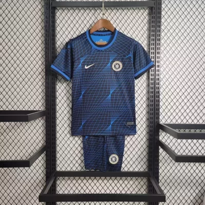 Kids' Kit Soccer Jersey Suit Chelsea II 23/24 - Navy Blue