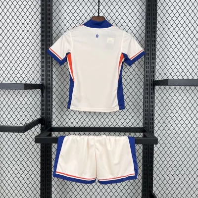 Alternative view of Kids' Kit Soccer Jersey Suit Chelsea II 24/25 - Beige and Blue