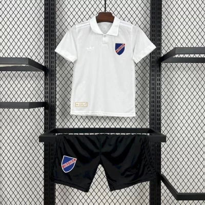 Kids' Kit Soccer Jersey Suit Colo-Colo Aniversario 25/26 - White and Black