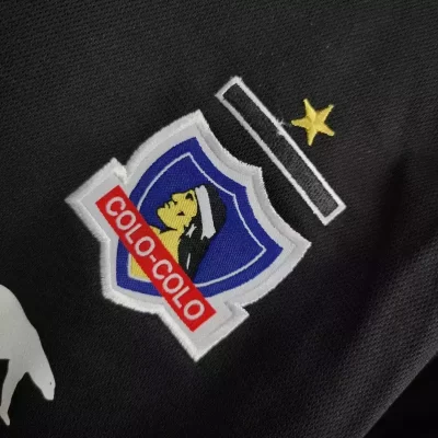 Kids' Kit Soccer Jersey Suit Colo-Colo II 24/25 - Black - Image 4