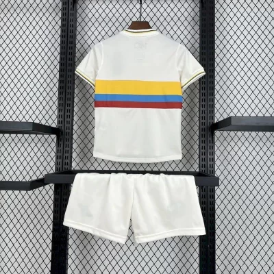 Alternative view of Kids' Kit Soccer Jersey Suit Colombia 100 Anos 2024/25 - White