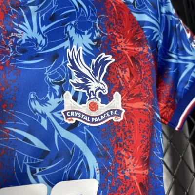 Kids' Kit Soccer Jersey Suit Crystal Palace I 24/25 - Blue and Red - Image 4