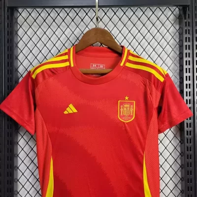 Alternative view of Kids' Kit Soccer Jersey Suit Espanha I 2024/25 - Red