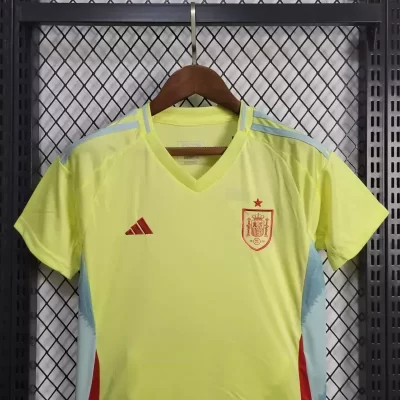 Alternative view of Kids' Kit Soccer Jersey Suit Espanha II 2024/25 - Yellow