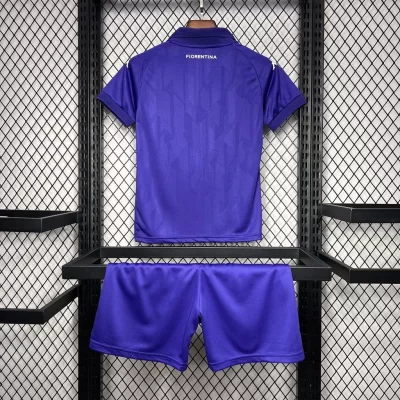 Alternative view of Kids' Kit Soccer Jersey Suit Fiorentina I 24/25 - Purple