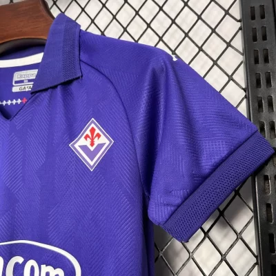 Kids' Kit Soccer Jersey Suit Fiorentina I 24/25 - Purple - Image 4