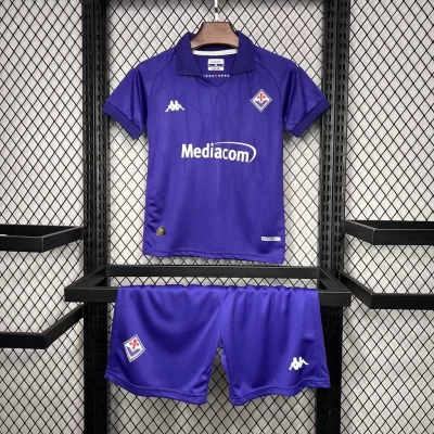 Kids' Kit Soccer Jersey Suit Fiorentina I 24/25 - Purple