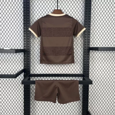 Alternative view of Kids' Kit Soccer Jersey Suit Flamengo 24/25 - Brown